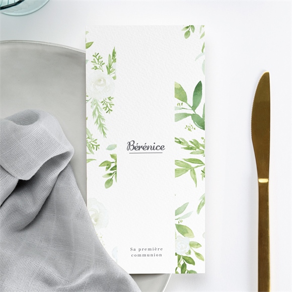 Menu communion Ornements réf.N221214