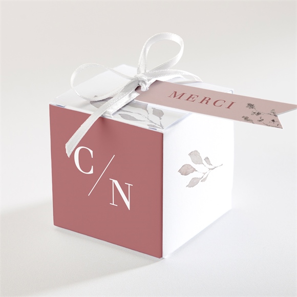 Lot De 8 Boîtes à Dragées Cartonnées Rose - Pour Mariage Ou Anniversaire - Neuf Avec étiquettes