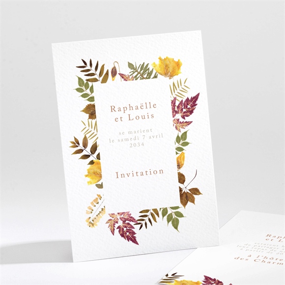 Carton d'invitation mariage subliminal