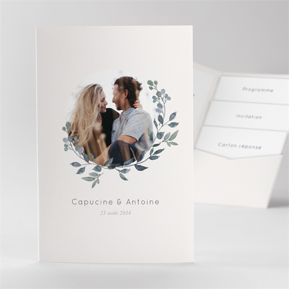 Faire-part mariage rien que nous pocketfold