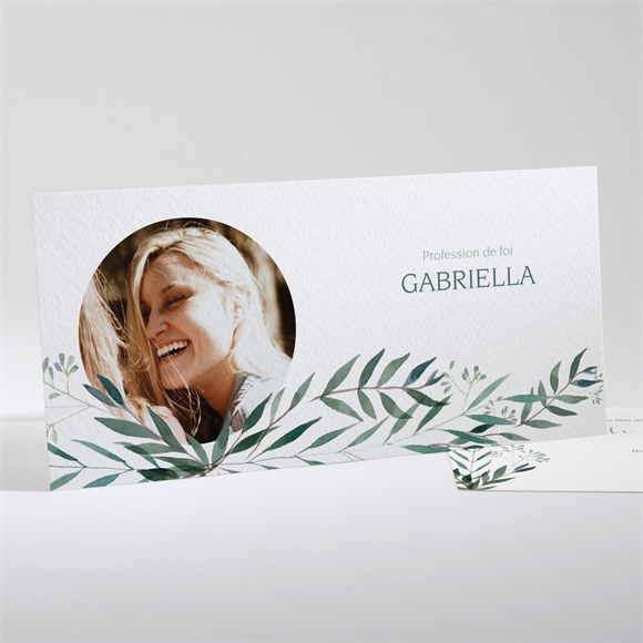 Faire-part profession de foi Valeurs réf.N131123