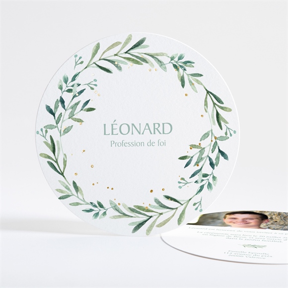 Faire-part profession de foi Âme réf.N321211