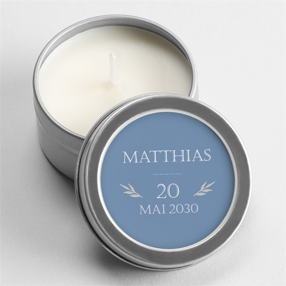 Bougie confirmation Grandeur argent réf.N3601306