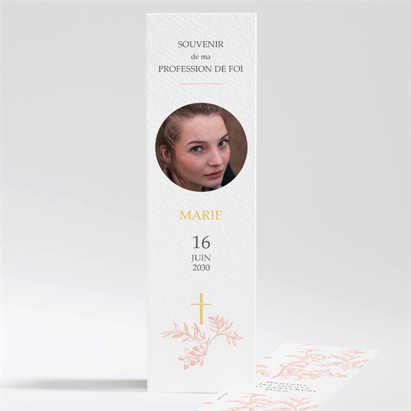 Signet profession de foi toile de jouy