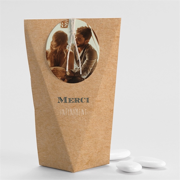 Boîte de dragées mariage Notre Moment Étui réf.N520250