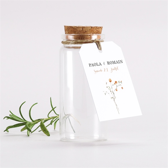 Mignonette mariage Complicité étiquette réf.N291374