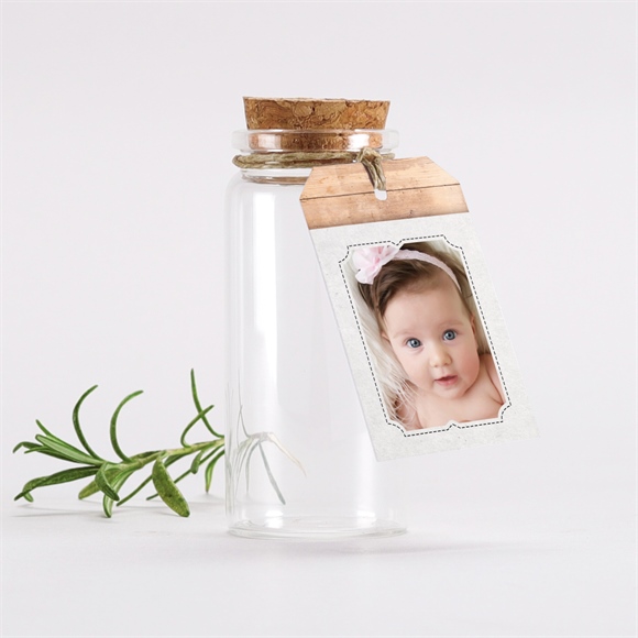 Mignonette baptême maison du baptême ! étiquette