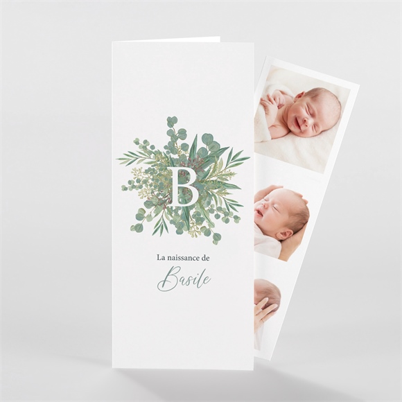 Faire-part naissance nouvelle printanière photo