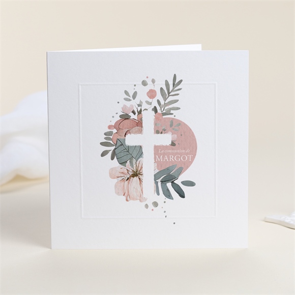 Faire-part communion vraie joie