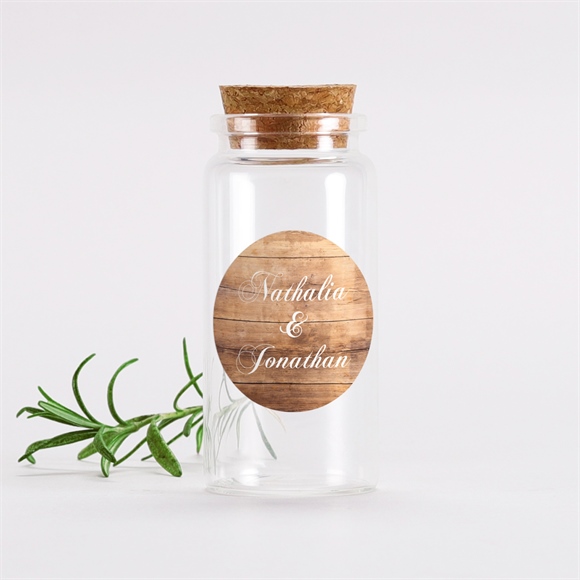 Mignonette mariage Boisé sticker réf.N3601535