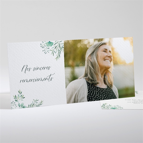 Remerciement décès Destinée paysage réf.N131135