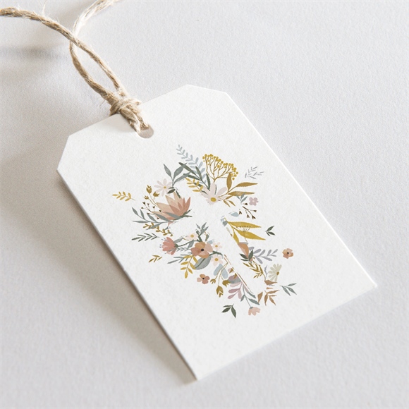 Etiquette baptême Tout en Joie réf.N291600