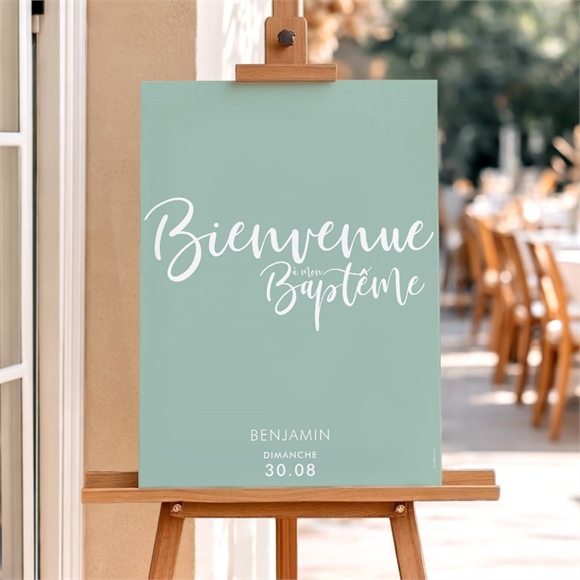 Panneau bienvenue jeu de mots