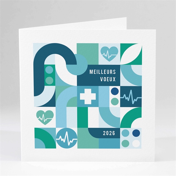 Carte de voeux Médecin réf.N451518