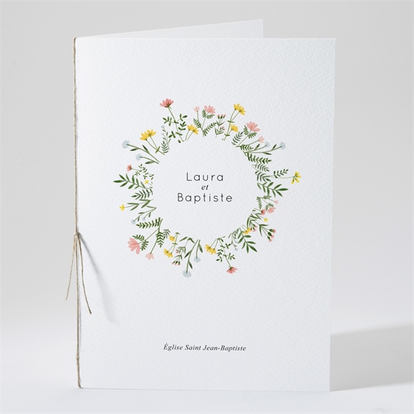 Livret de messe mariage Joie Champetre réf.N491420