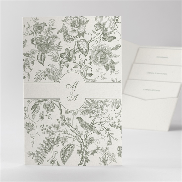 Faire-part mariage Romance réf.N84178