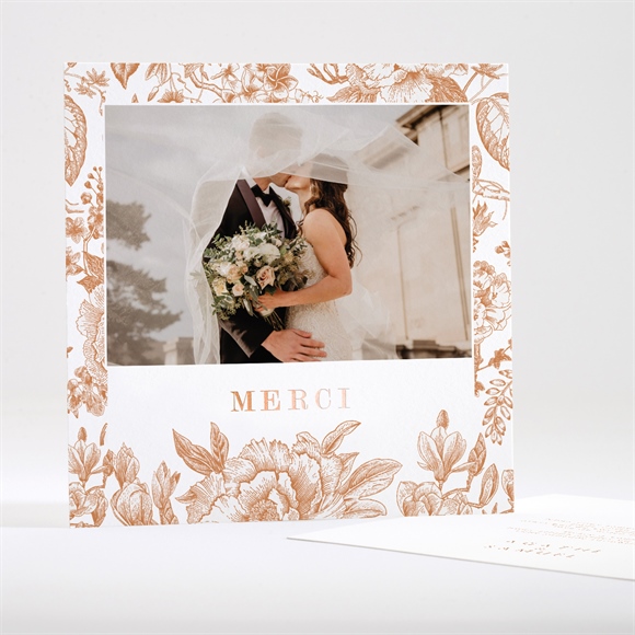 Remerciement mariage Passionnément réf.N351515