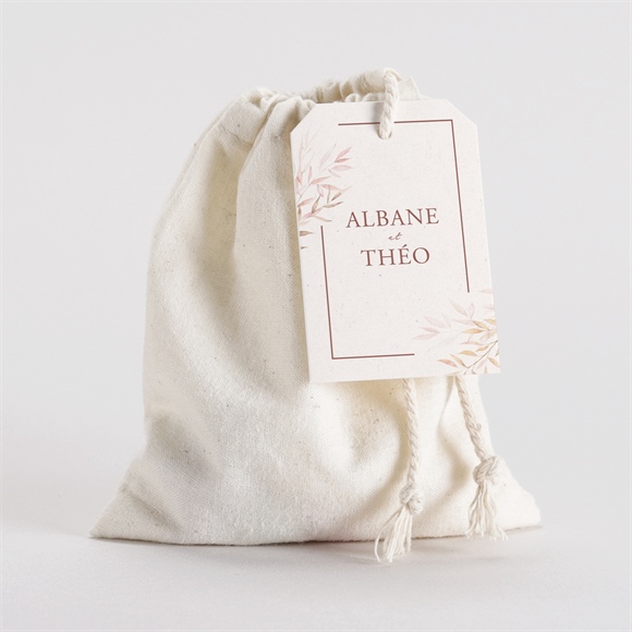 Pochon mariage  Poésie Boheme réf.N291728