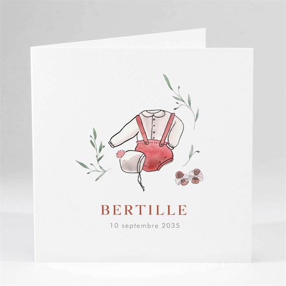 Faire-part naissance p'tite fille