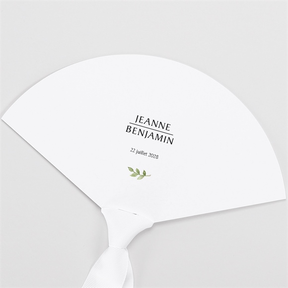 Eventail mariage Nature chic programme réf.N55109
