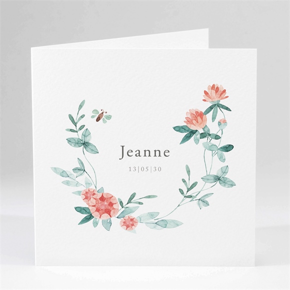 Faire-part naissance printemps