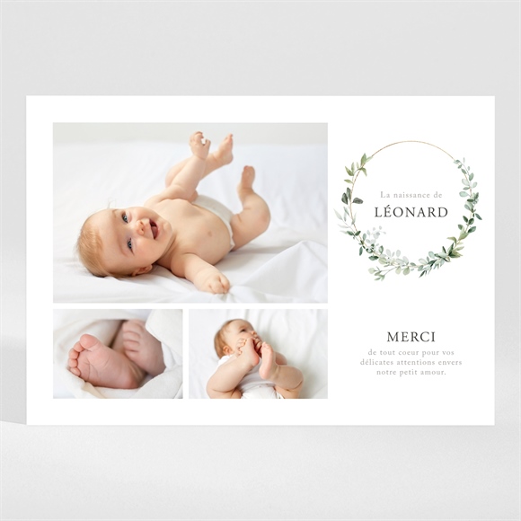 Remerciement naissance evidente sérénité magnet