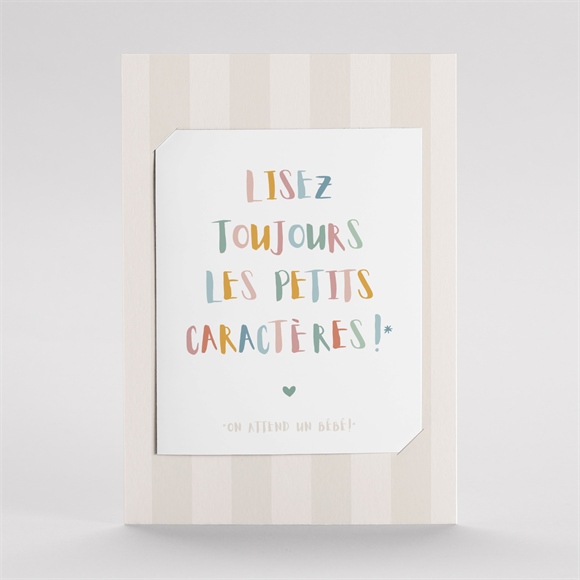 Carte annonce grossesse Originale duo réf.N23170