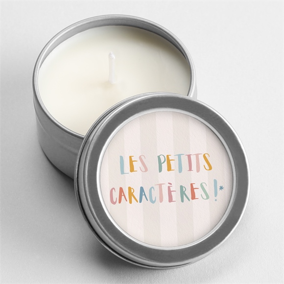 Bougie annonce grossesse Originale argent réf.N3602389