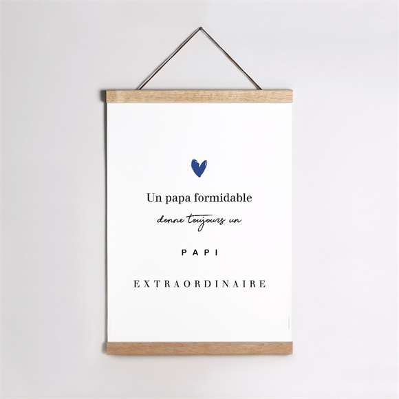 Affiche annonce grossesse Bientôt papi réf.N260499