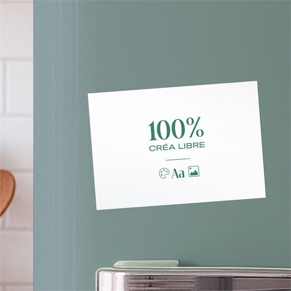 Invitation anniversaire imaginez magnet paysage