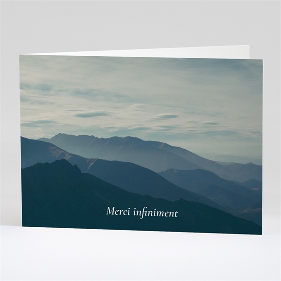 Remerciement décès Oraison plié réf.N42171