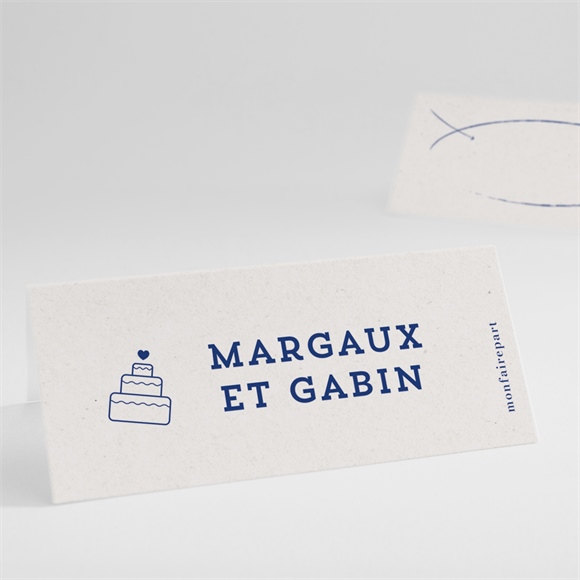 Marque-place mariage allez viens !