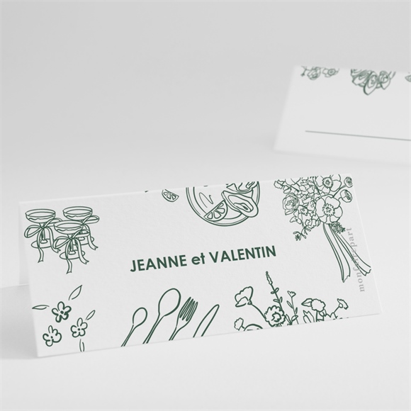 Marque-place mariage pas le choix