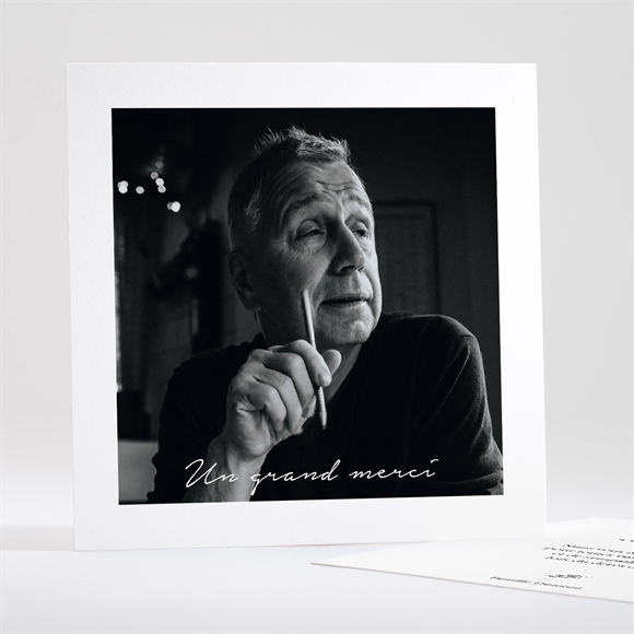 Remerciement décès Pour Toi carré réf.N351638
