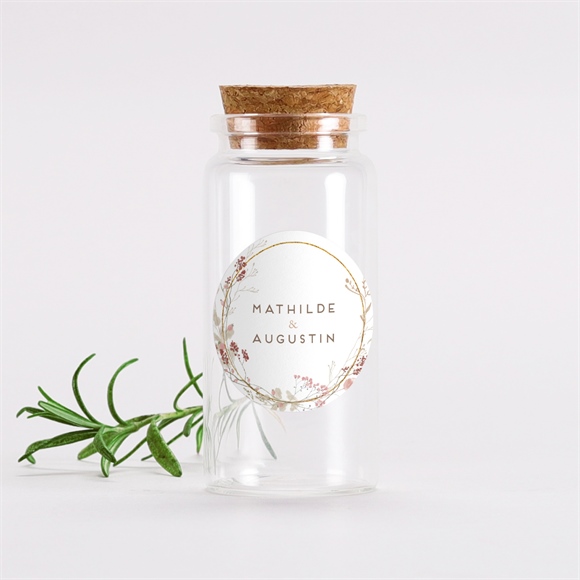 Mignonette mariage Couronne d'automne sticker réf.N3602533