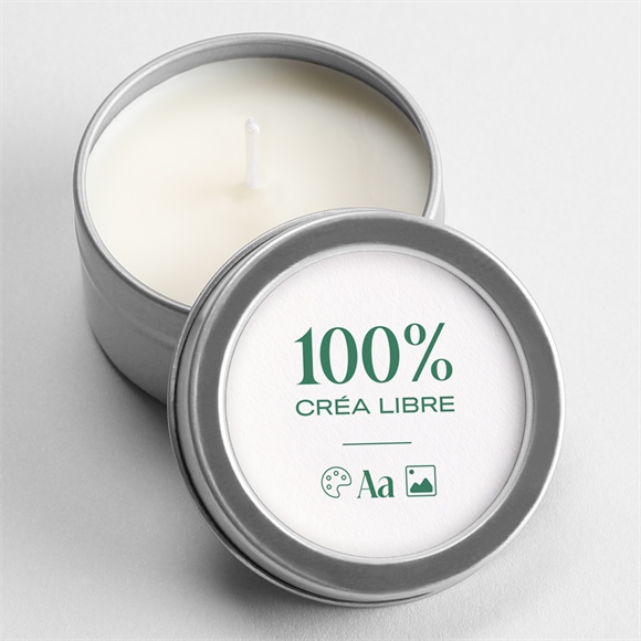 Bougie profession de foi Créa libre argent réf.N3602596