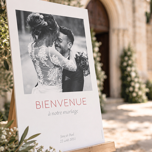 Panneau de bienvenue