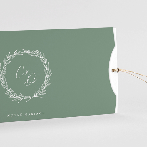 faire-part mariage fourreau
