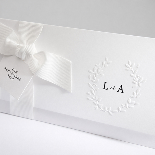 faire-part mariage pochette