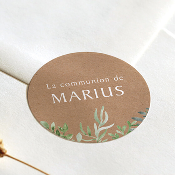 Un sticker personnalisable