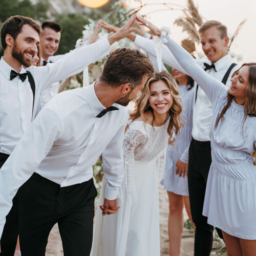 Faire une photo de mariage originale