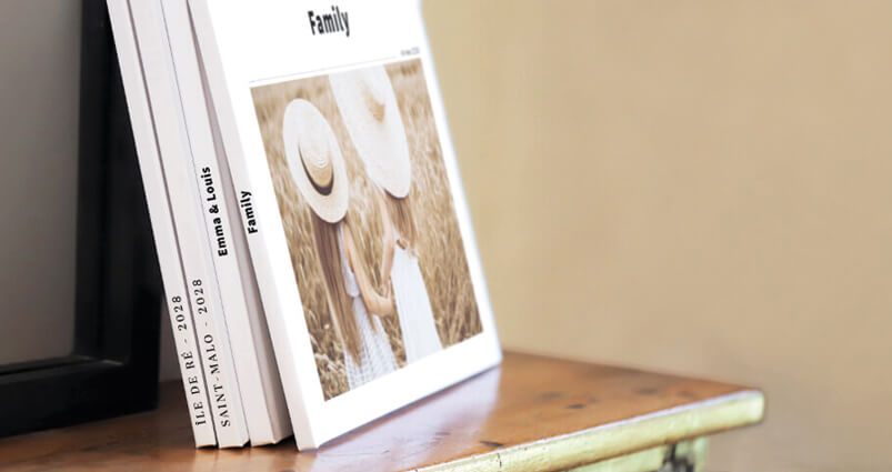 La jolie tranche des albums photo rigides