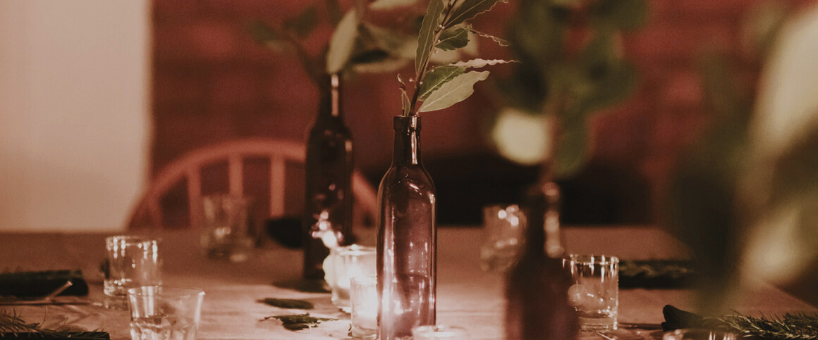 Ambiance de mariage couleur terracotta