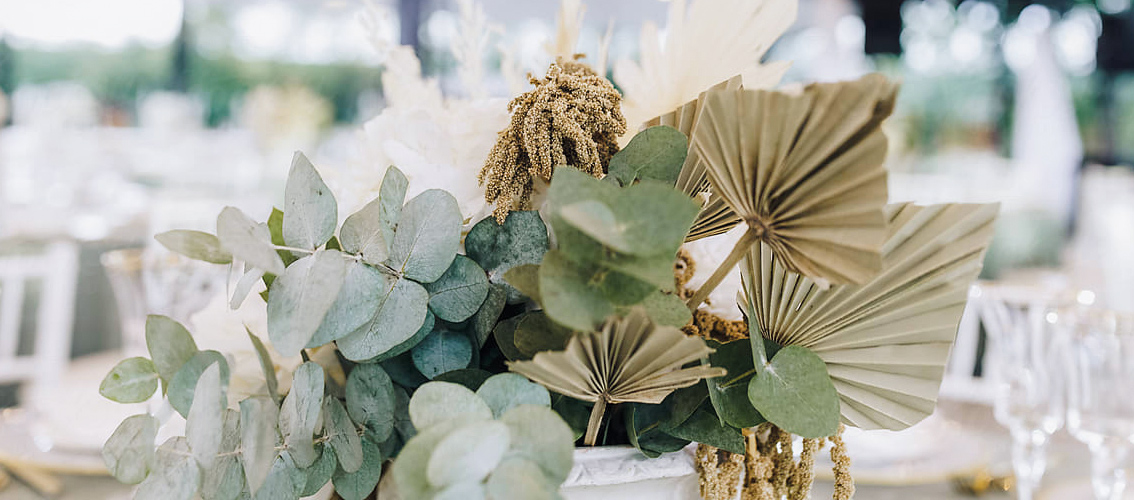 Un bouquet aux fleurs exotiques