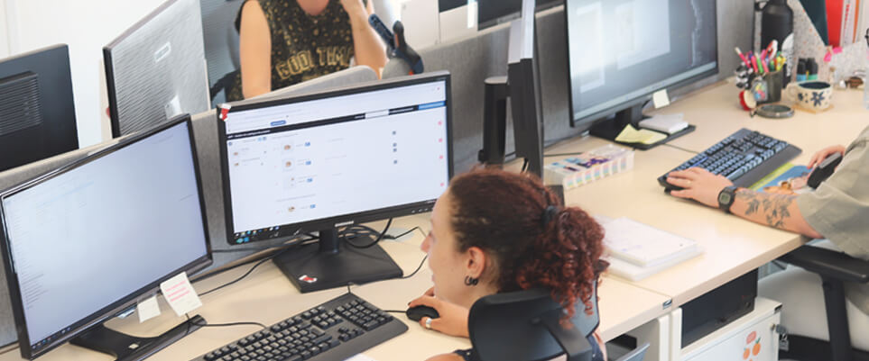 Le bureau des graphistes