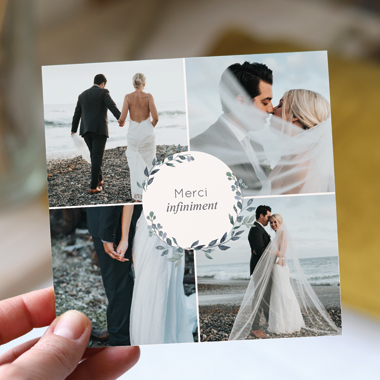 Remerciements mariage