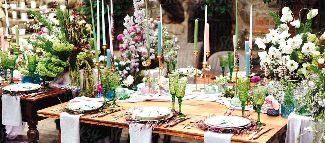 Déco de table vintage