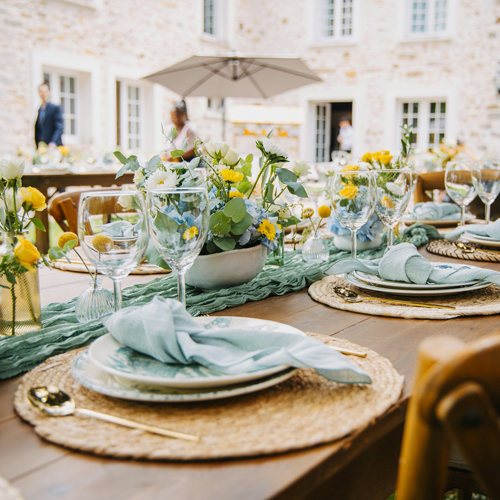 D&eacute;coration de table printemps