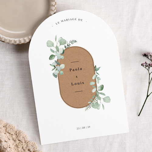Faire-part eucalyptus
